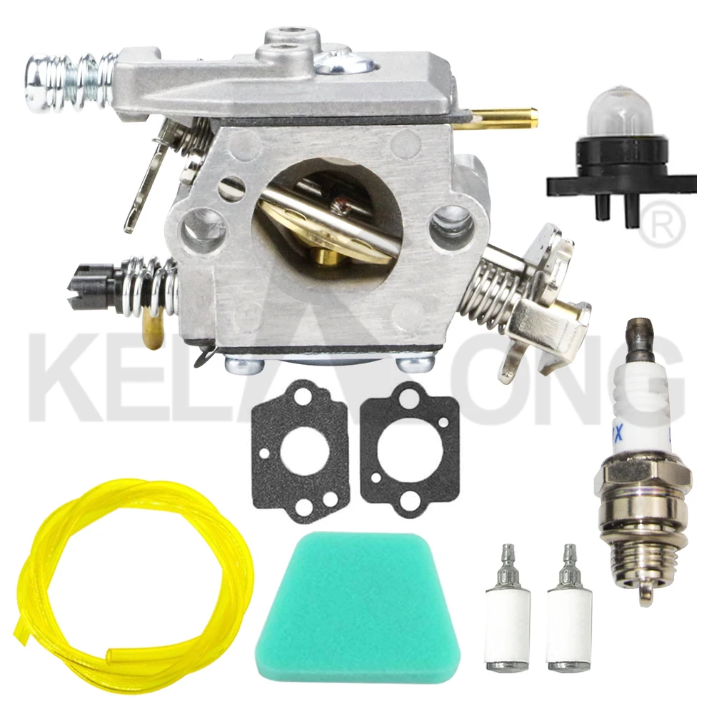 

KELKONG Carburetor Kit With Air Filter Fuel Filter For Poulan 545081885 530069703 WT-324/WT-891/C1U-W8/C1U-W14