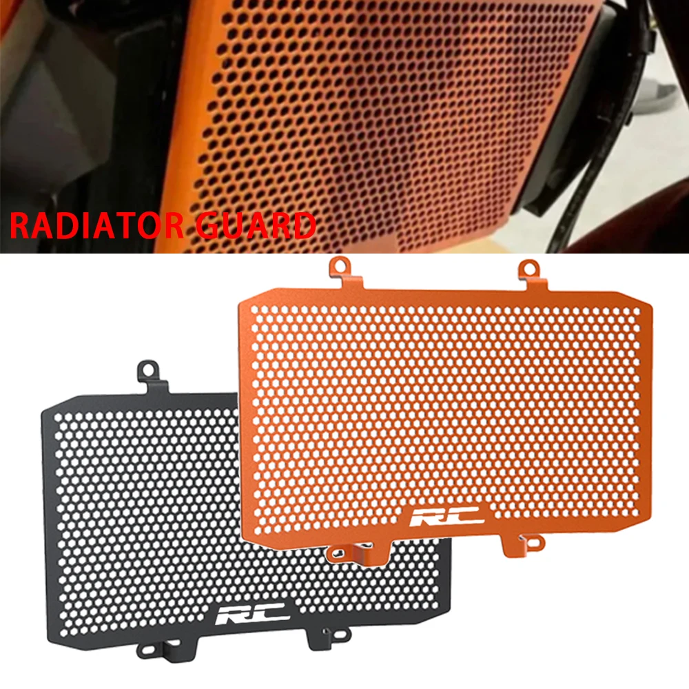 

Motorcycles Accessories Aluminium Radiator Grille Guard Cover Oil Cooler Grill Protector For RC390 RC 390 2022 2023 2024 2025