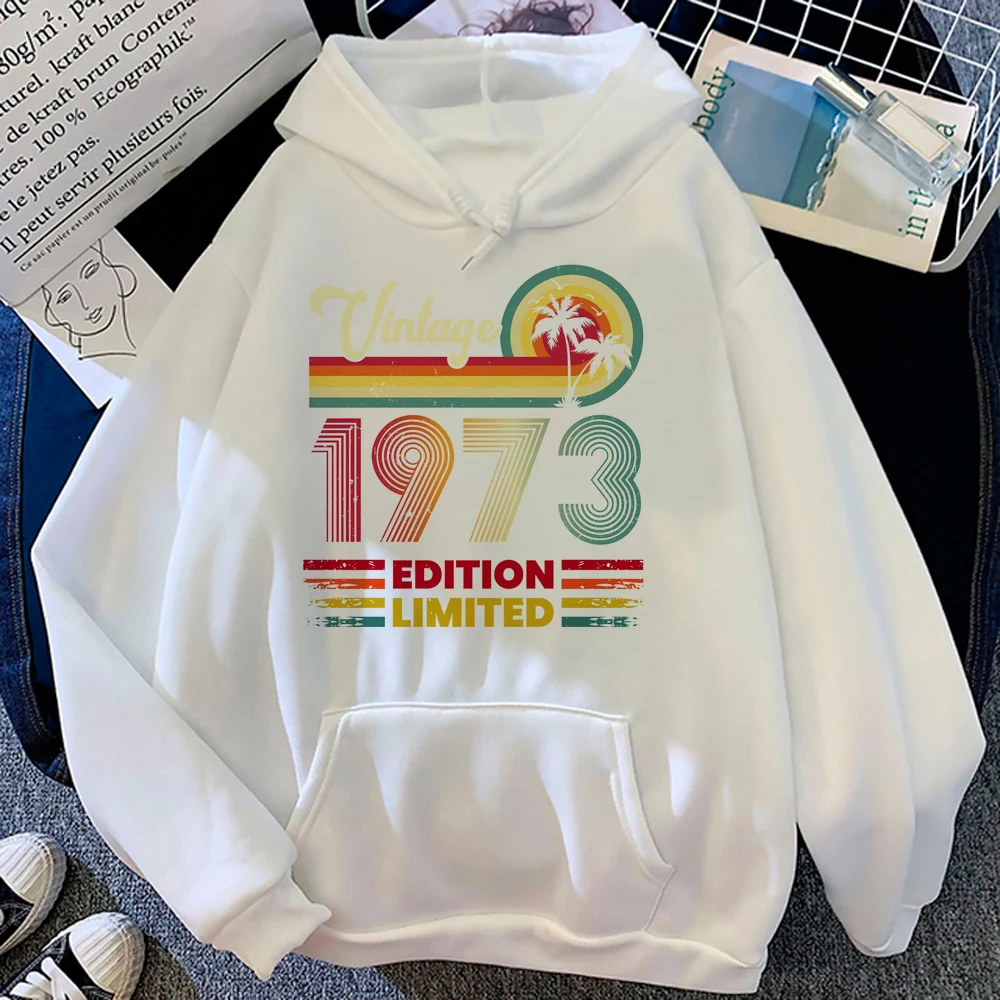 Geboren In 1973 Hoodies Vrouwen Streetwear Japanse Trainingspak Trui Vrouwen Japanse Trekken