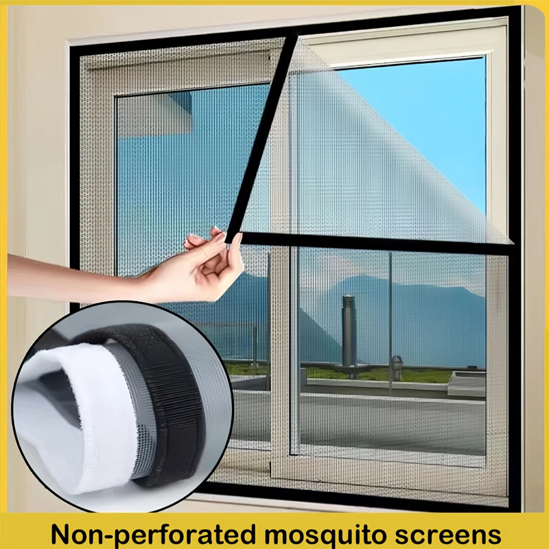 

Self-adhesive invisible mosquito net, suitable for a variety of scenarios, effective insect prevention, easy to clean