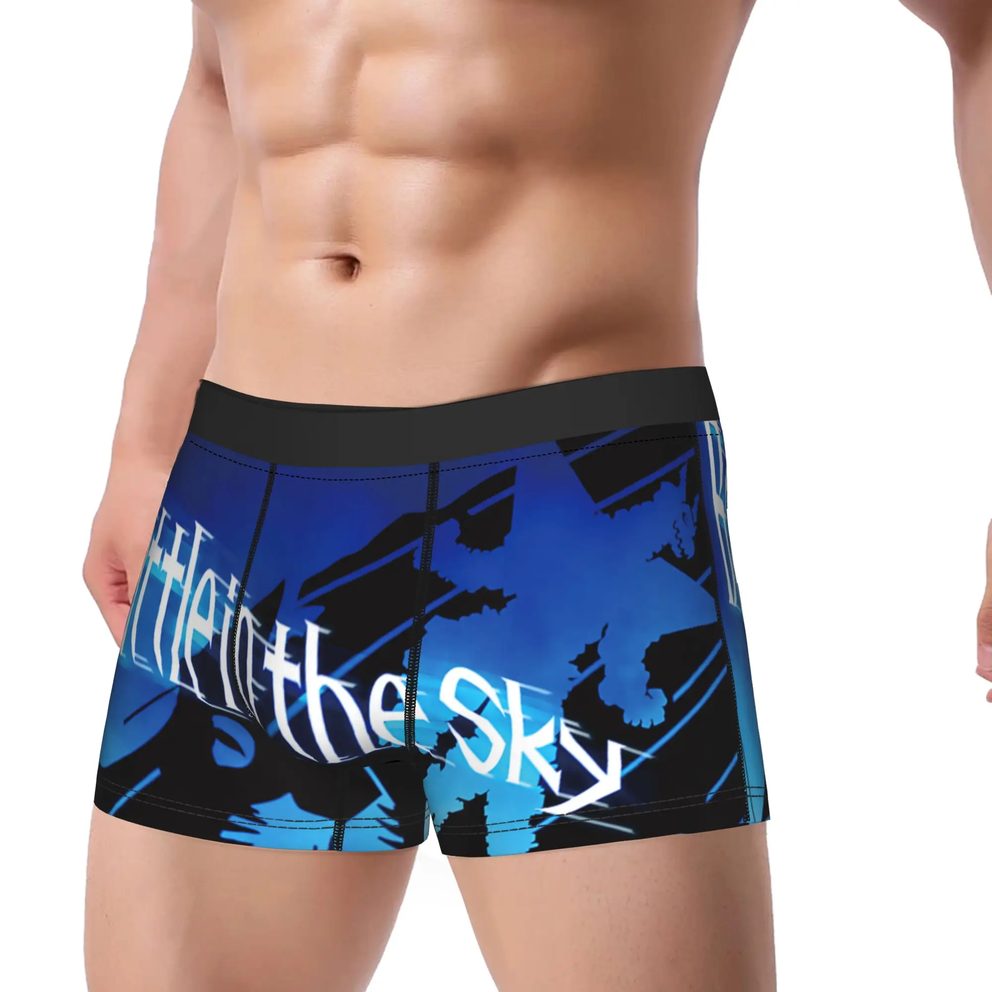 ULTRAMAN BLAZAR EP21 Battle in the Sky Subtitle  Underpants Homme Panties Men Underwear Print Shorts Boxer Briefs