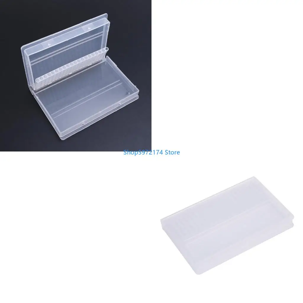 Y3NB Transparent Acrylic Display Box Milling Cutters Container Accessories Tools