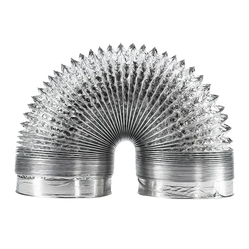 Retractable Aluminum Foil Duct 1.5/2/3/4/5M Exhaust Pipe for Range Hood Bathroom Heater Vent Fan