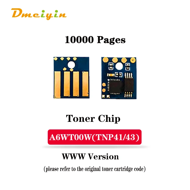 A6WT00W(TNP41/43)WW Version 10k Seiten Tonerchip für Konica Minolta bizhub 3320