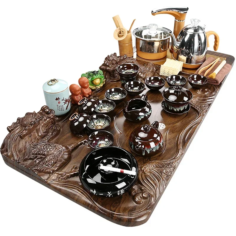 Strainer Warmer Tea Set Cup Kung Fu Chinese Ceremony Luxury Lazy Tea Set Portable Living Room Juego De Te Home Decorationgs