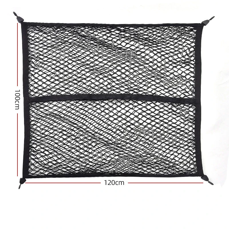 Outdoor Camping Truck Fixed Storage Net Luggage Net Pocket Heavy Duty Non-Slip Fixed Extended Protective Cover with Four Hooks