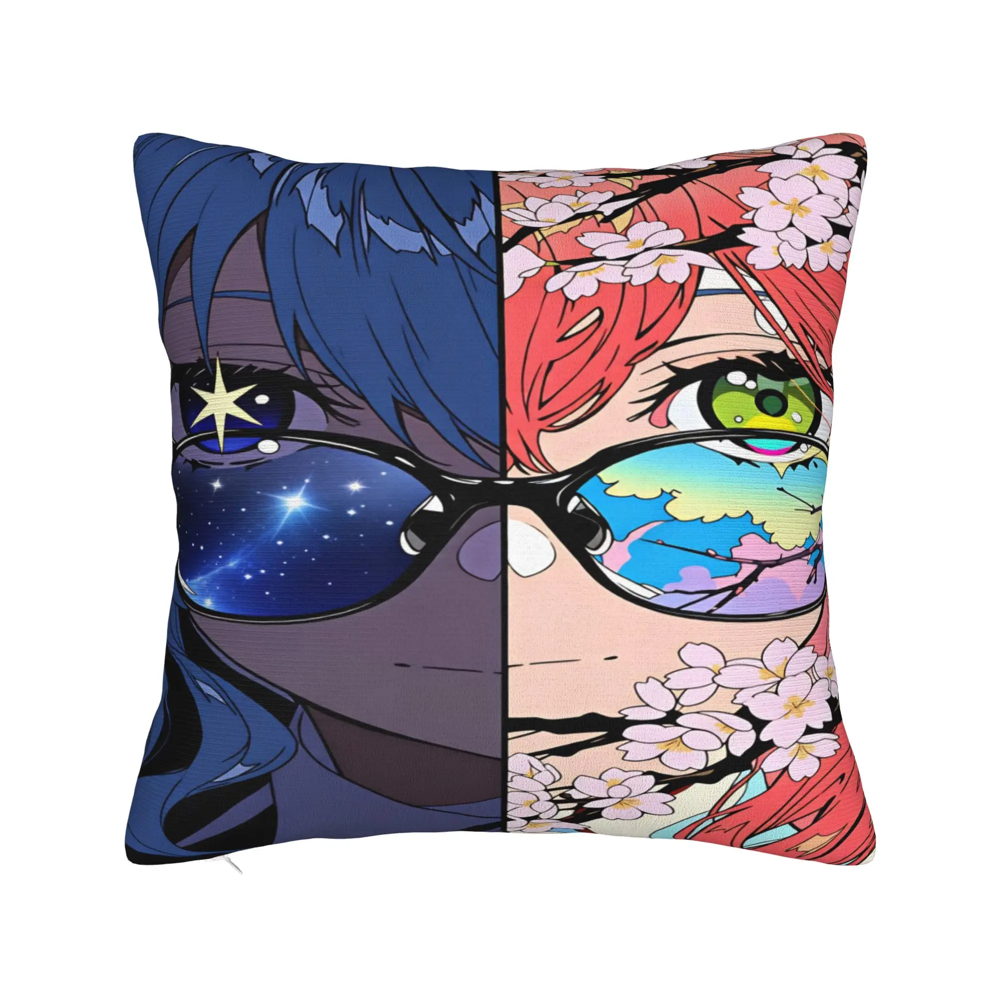 Anime Singer Idol H-Hololive Suise Pillow Cover  Fashion Pillow Case For Sofa Home Decor Comfy Pillowcases Gift