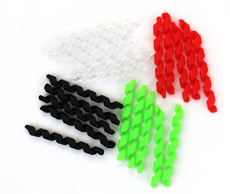 100Pcs Rubber Brake Cable Housing Protector Bike Spiral Sleeves