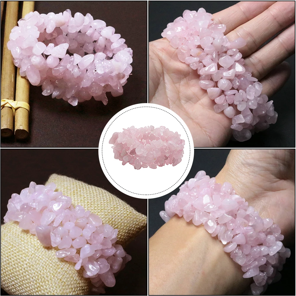 

Natural Crystal Bracelet Irregular Stones Wrist Chain Women Gemstone Hand Stretch Fashion Jewelry Amethyst Bracelets