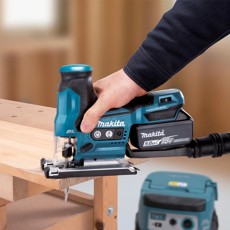 Makita DJV185 18V Cordless Body Handle Jig Saw 3 Orbital Settings Straight Cutting LED Light Electric Saw Power Tool DJV185Z