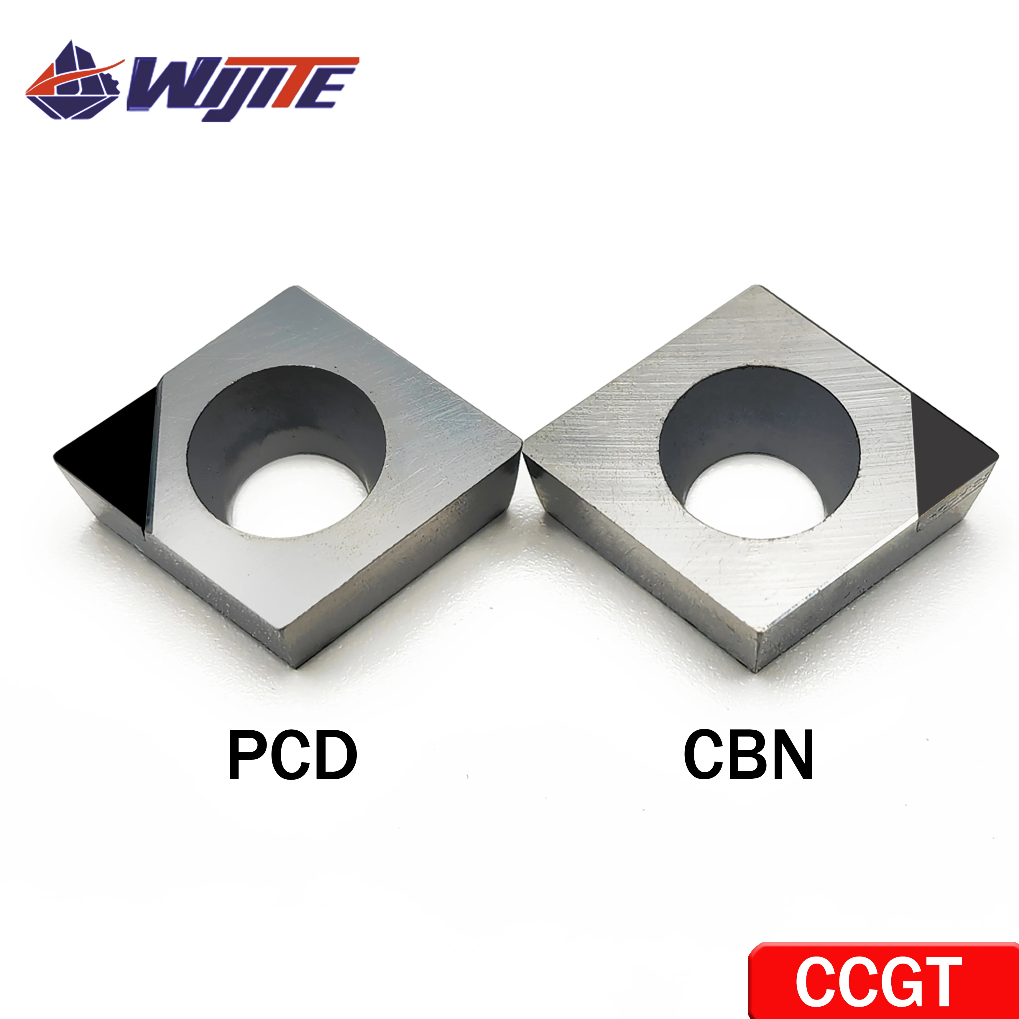 PCD CCGT CCGT0602 CCGT09T3 CCGT1204 herramienta de torneado de diamante procesamiento de aluminio cobre CBN procesamiento de acero duro y hierro