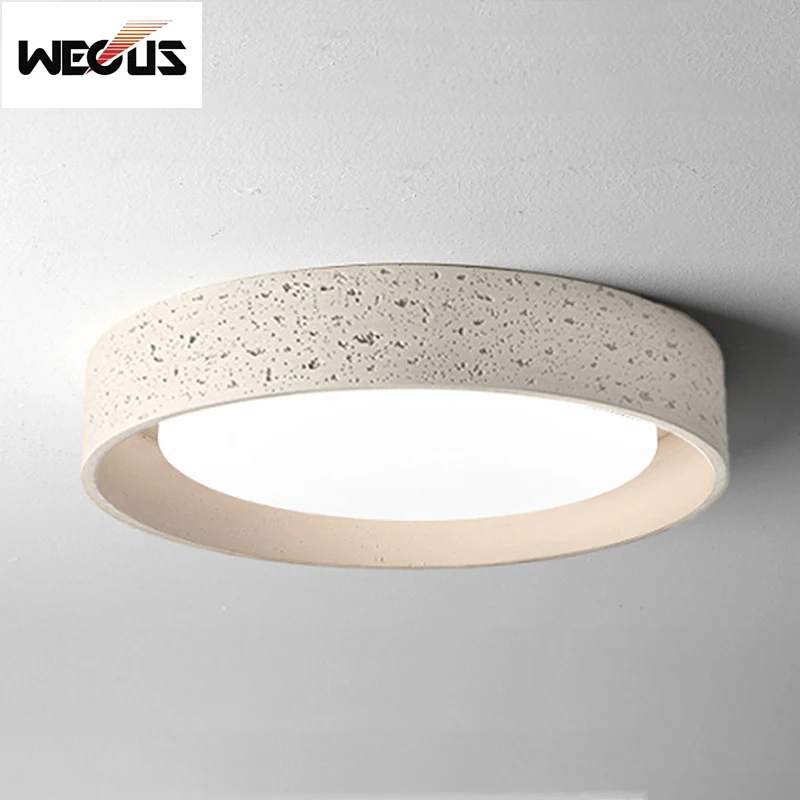 

Yellow Cave Stone Bedroom Ceiling Light, Cream-Style Designer's Creative Art, Wabi-Sabi Style Book, Master's Bedroom Light