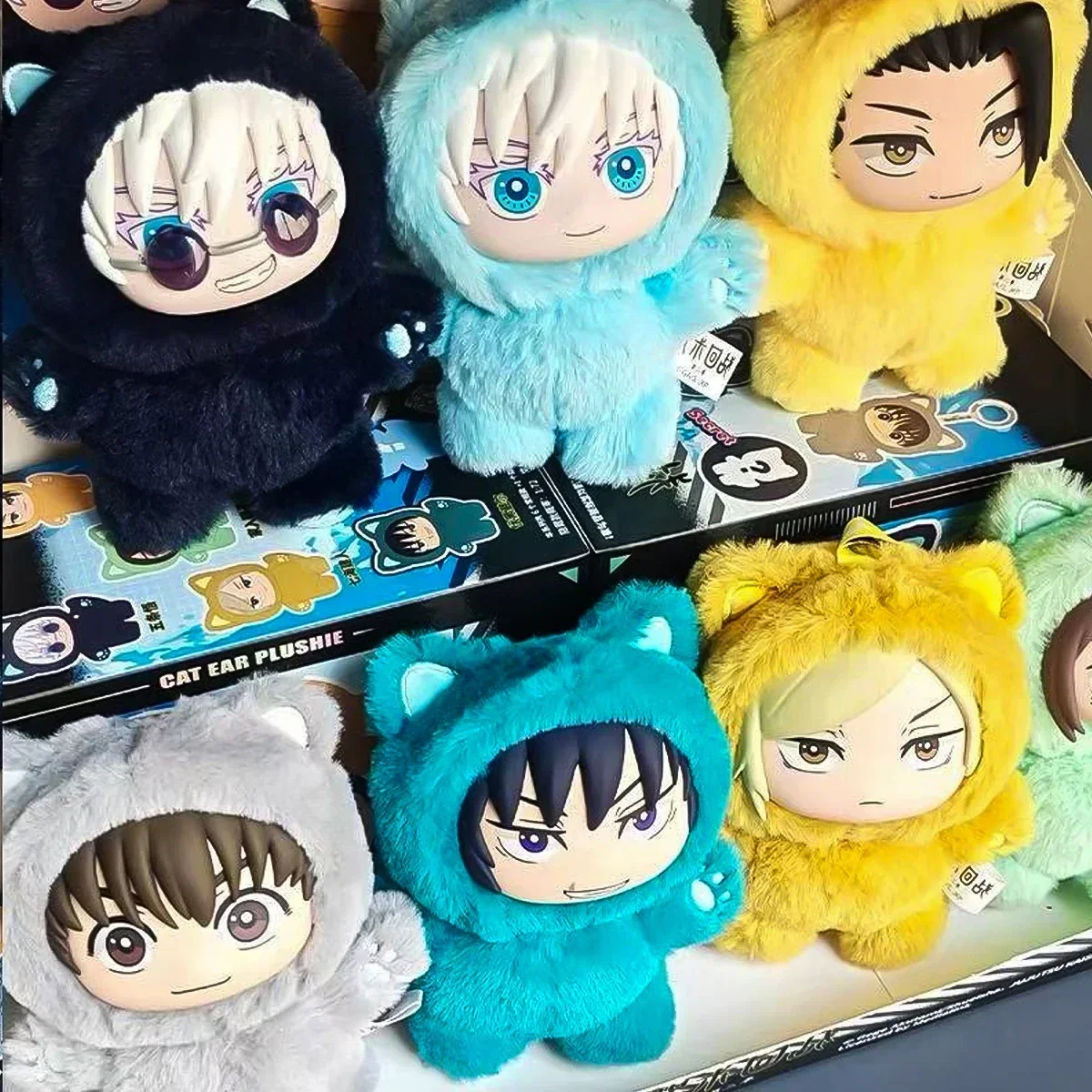 

Горячая в наличии подлинная Eaki Jujutsu Kaisen Season 2 Cat Park Party Gojo Satoru слепая коробка плюшевая кукла сумка кулон модель коллекция$