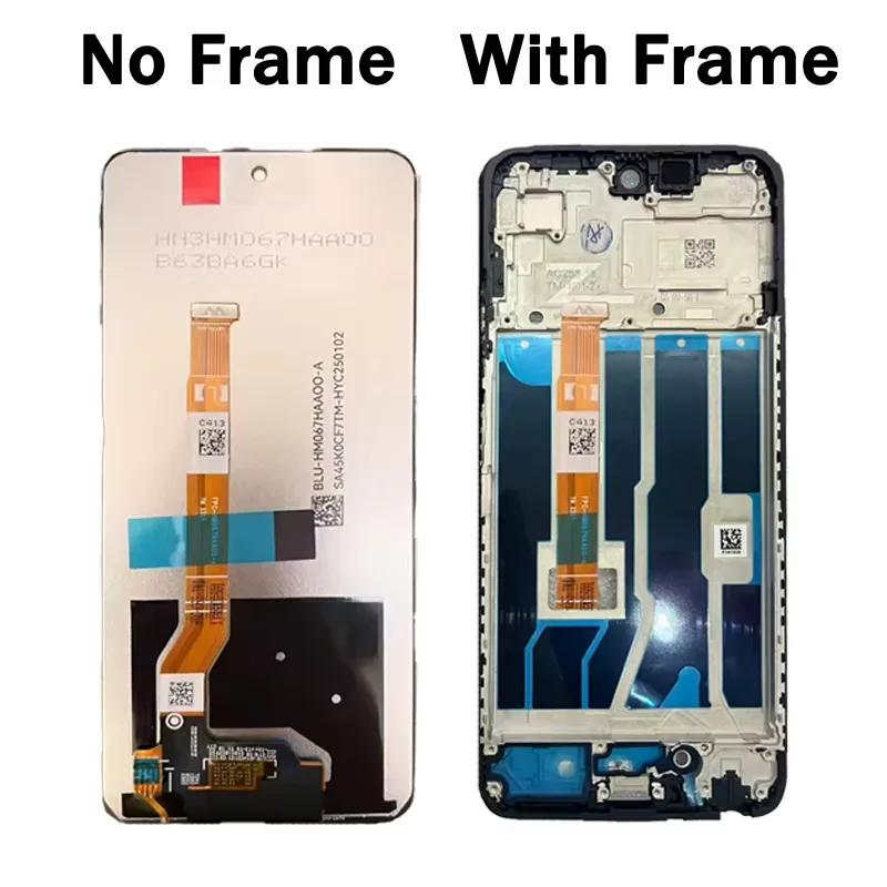 Ramka LCD do OPPO A5 5G CPH2735 PKW120, ekran wyświetlacza A5, ekran dotykowy digitizer do Oppo A5 4G LCD CPH2727 — zdjęcie produktu 5