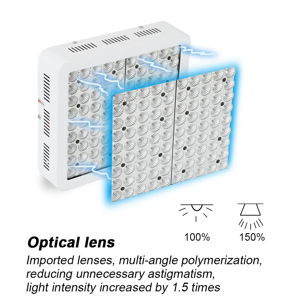1800W Led Pianta Coltiva La Luce Spettro Completo Crescita Piante All'interno Luci Idroponiche per Verdure Fiore Erbe Coltiva La Tenda illuminazione