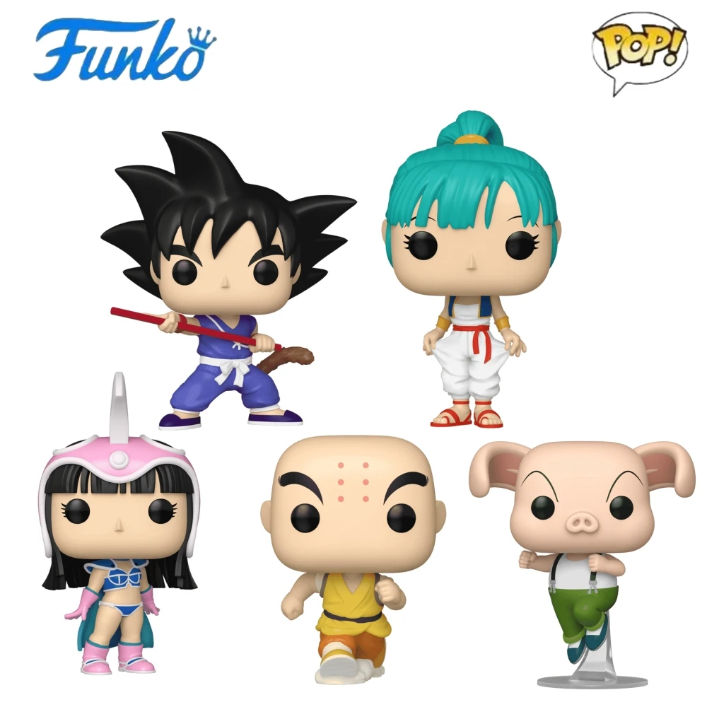 

Funko Pop Dragon Ball Anime Figure Goku Bulma Oolong ChiChi Krillin Vinyl Figure Collectible Limited Edition Model Toy Gift