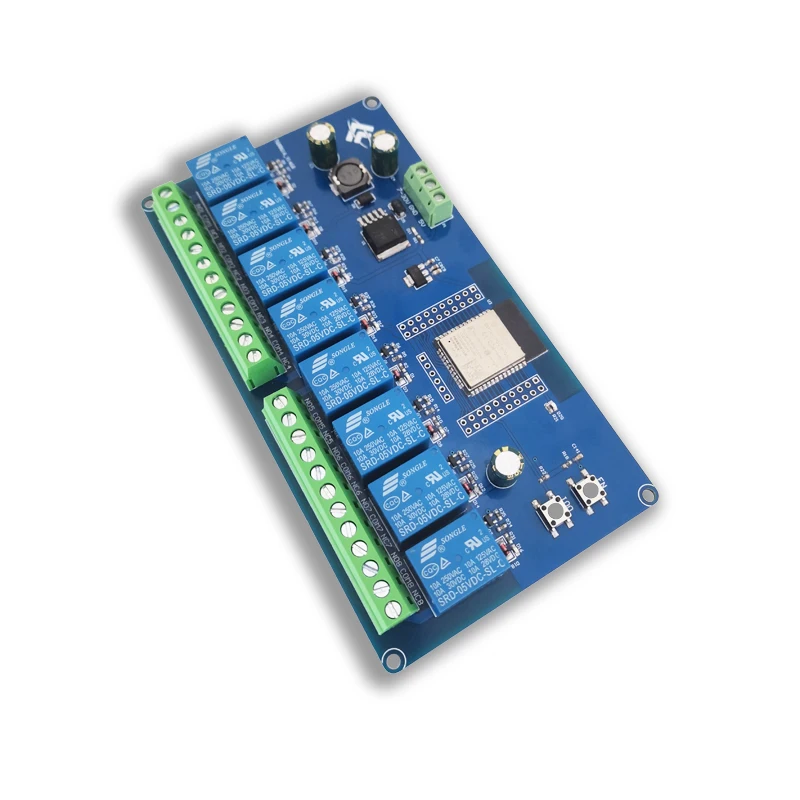 WIFI 릴레이 모듈 Esp-12F ESP32-WROOM 개발 보드, 8 채널, DC 5V, 7-28V, ESP8266, ESP32