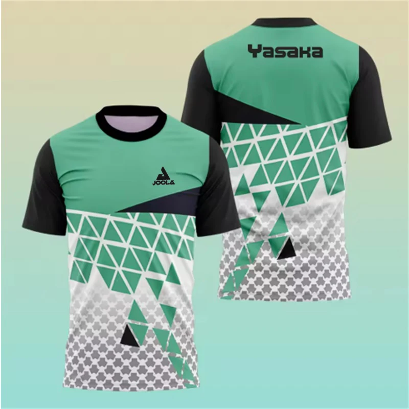 JOOLA Xinjiang cotton men's short sleeved summer round neck T-shirt cool and non shrinking top trend