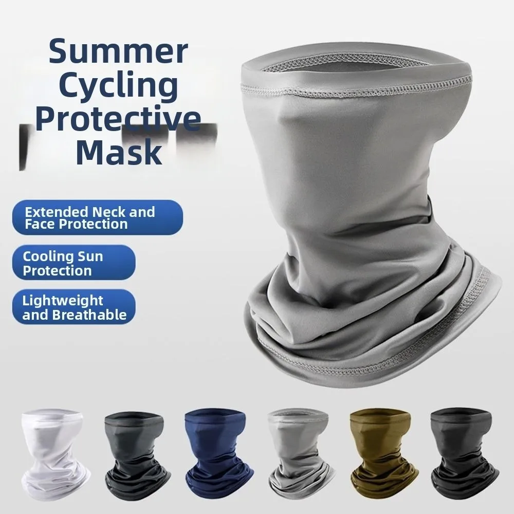 

Sport Quick Dry Cycling Face Mask Ice Silk Breathable Face Scarf UV Protection Dustproof Face Bandana Summer