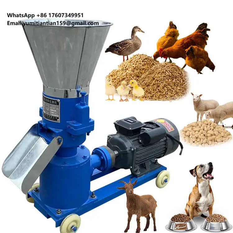 

Commercial Animal Poultry Cattle Chicken Fish Feed Pellet Making Machine for Livestock Feed Zambia