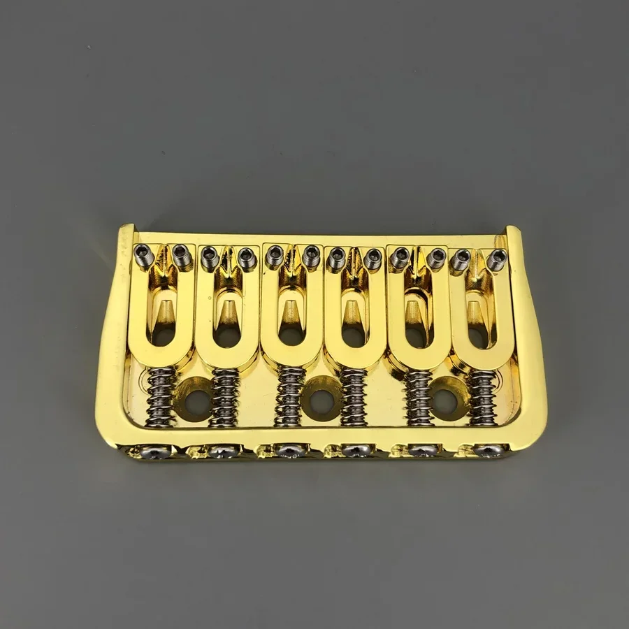 

6-струнный фиксированный гитарный бридж, аксессуары для гитары, золотой, BK CR