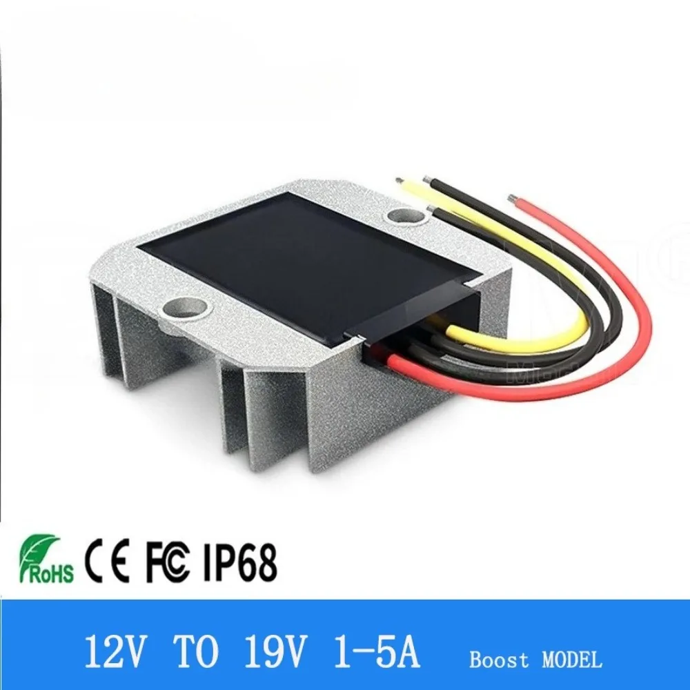 12V 19V 1A 2A 3A 4A 5A DC to DC Step-up Boost DC Power Converter 95W Car Laptop Power Supply CE RoHS 9-16V to 19V 5A 95W CE
