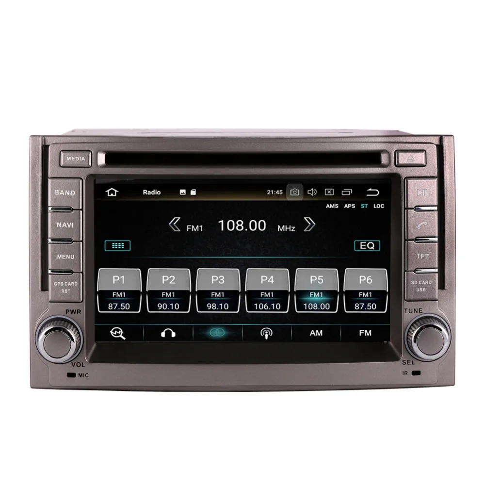 Car GPS Navigation For HYUNDAI H1 2007-2012 Car Radio Stereo Multimedia Player With BT WiFi Mirror Link Support Backup Camera