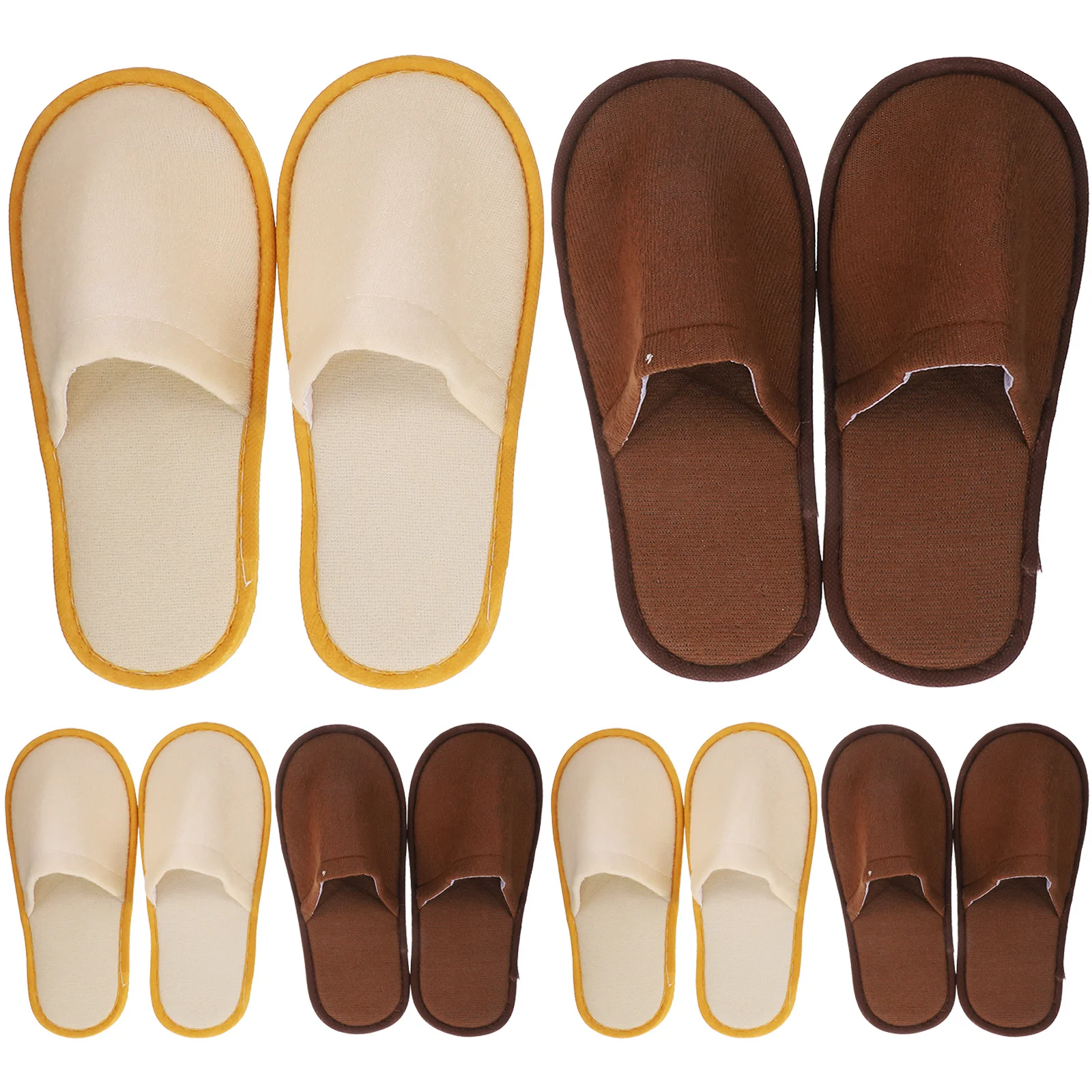 

Coral Fleece Kids Slippers Soft Breathable Disposable Indoor Hotel Travel Guest Spa Salon Lightweight Non-Scratch Soles