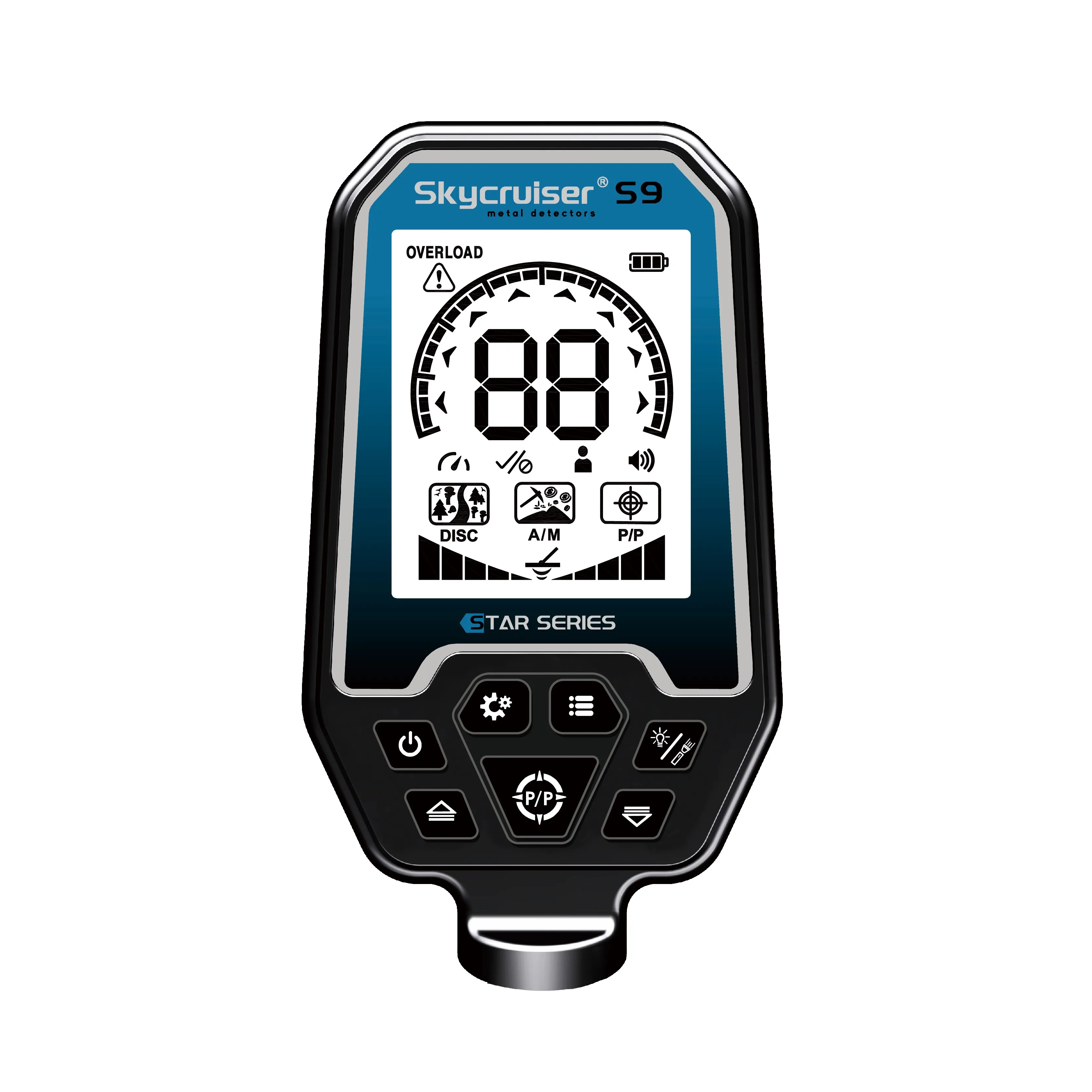 Advanced Long Range  Detector S9 - Rechargeable & Submersible For Serious Underwater And Underground Search