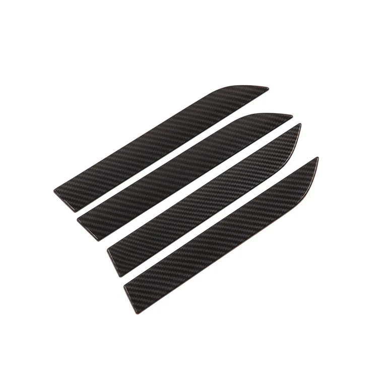 

Car Door handles black carbon fiber pattern suitable for Tesla Model X or 3 modified decorative stickers, automotive parts