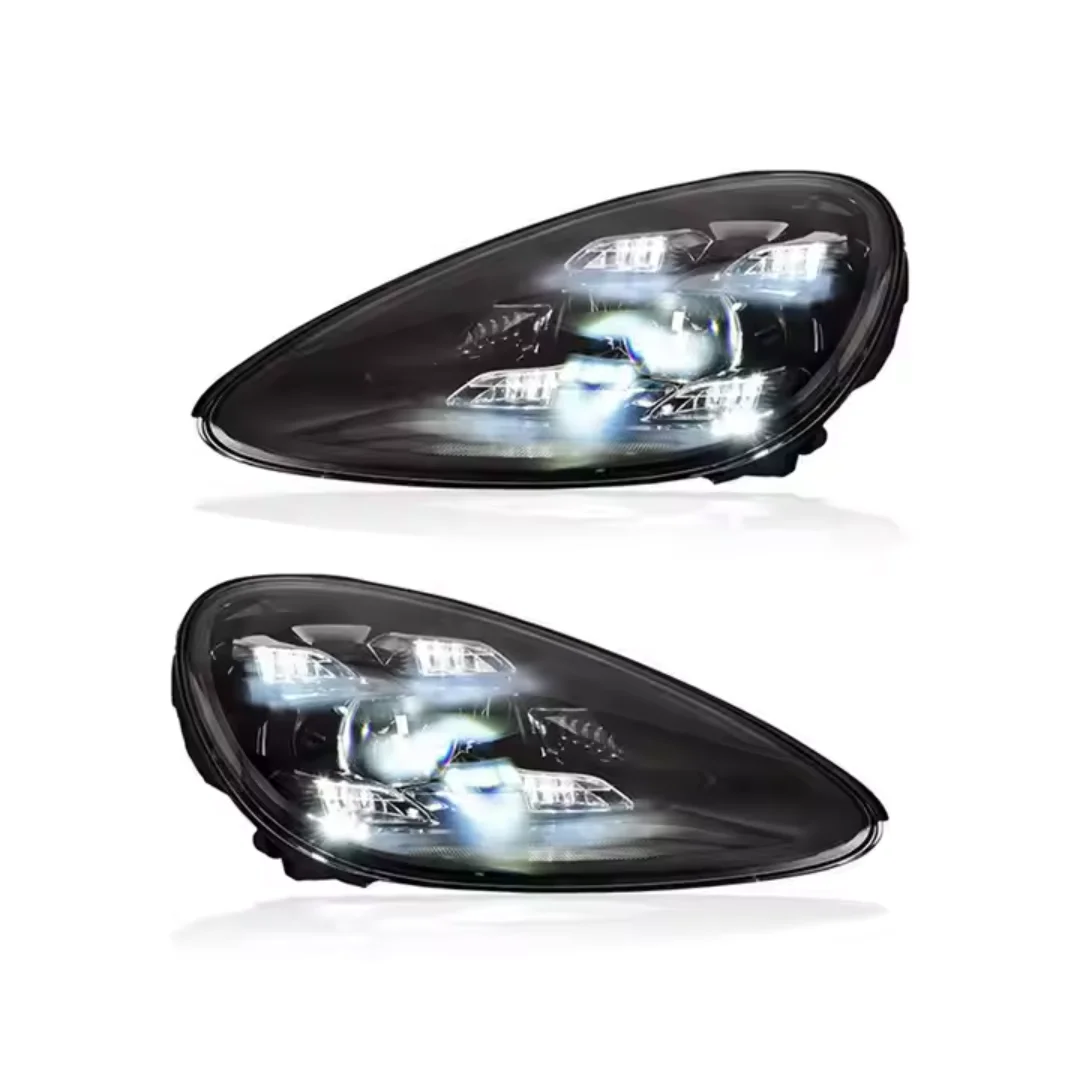 

Applicable to 11-18 P orsche Cayenne headlight assembly Cayenne modified 21 matrix LED day running lights