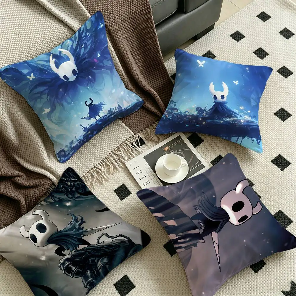 Hollow Knight Anime Cushion Cover Pillowcase Upholstery Sofa Throw Pillow Home Decor Pillowcas