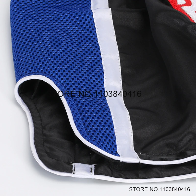 Muay Thai Shorts Men Thai Boxing Shorts Women Child Embroidery Martial Arts MMA Training Clothes Gym Kickboxing Cage Fight Pants