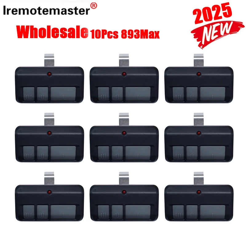 

Wholesale 10Pcs LiftMaster 893MAX Remote Control Garage Door Opener For 895MAX 890MAX 891LM 893LM 371LM 373LM 971LM 972LM 973LM