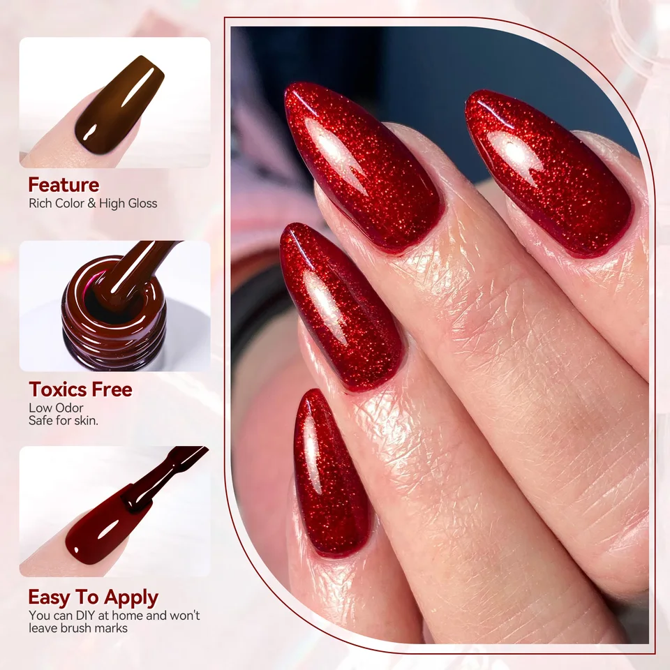 BORN PRETTY 130 colores esmalte en gel para uñas 10ml, semi permanente, manicura, secado con LED UV, suministros 6