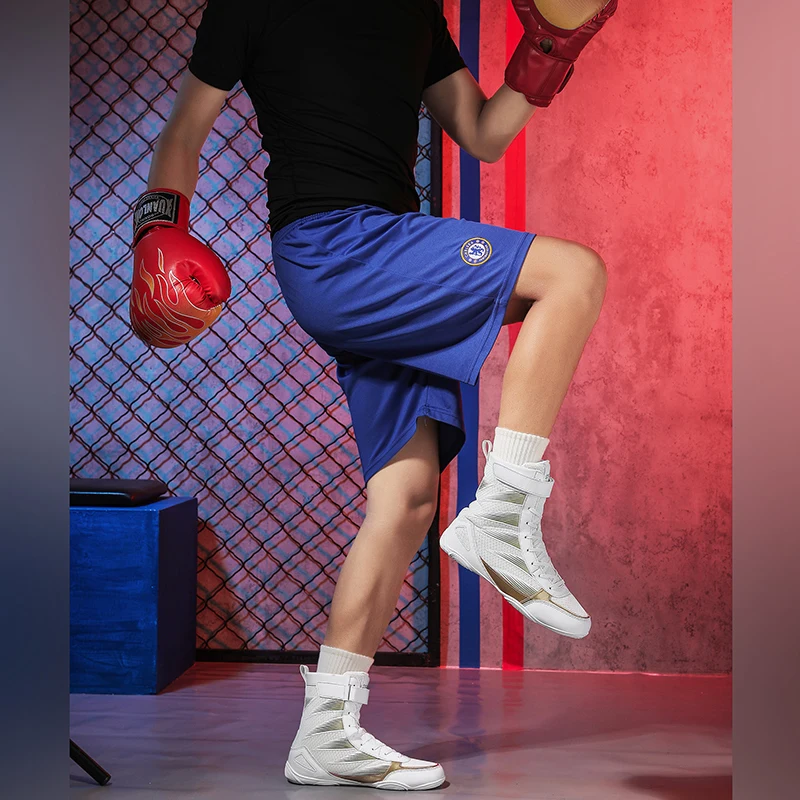 Men New Boxing Shoes Comfortable Fitness Outdoor Training Combat Male Wrestling Shoes Sneakers Brand Adult Struggle Big Size