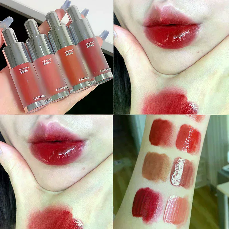 カプチーニ ベビーボトル リップグロス 保湿ミラー ノンスティッキー仕上げ グラスエフェクト リップグロス ゼリーのような唇に ライト ロングラスティング