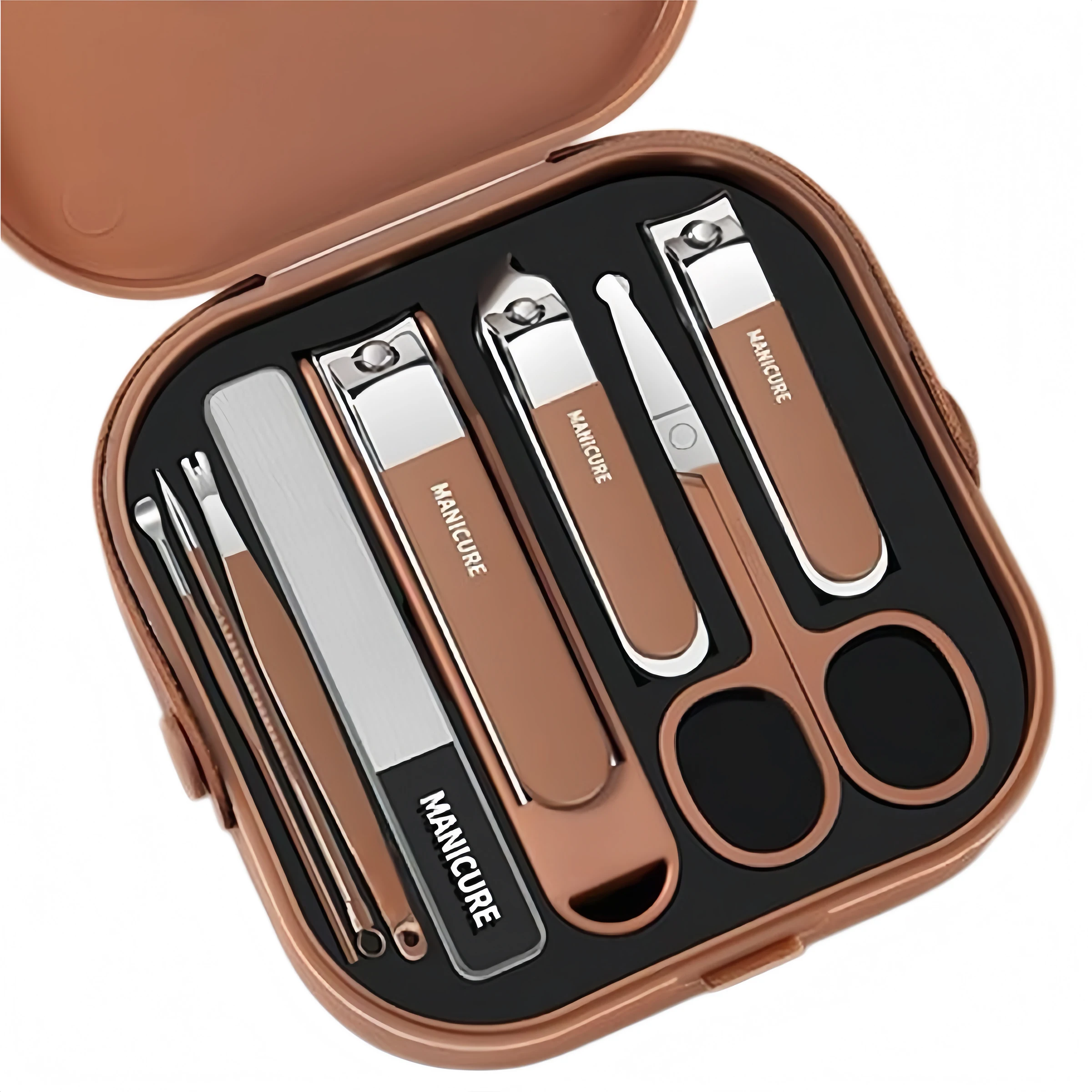 Anti Splash Nail Clipper Set for Home Use, Exquisite Nail Clipper Carrying Box, High-End Nail Clipper Set for Women and Men, Ess