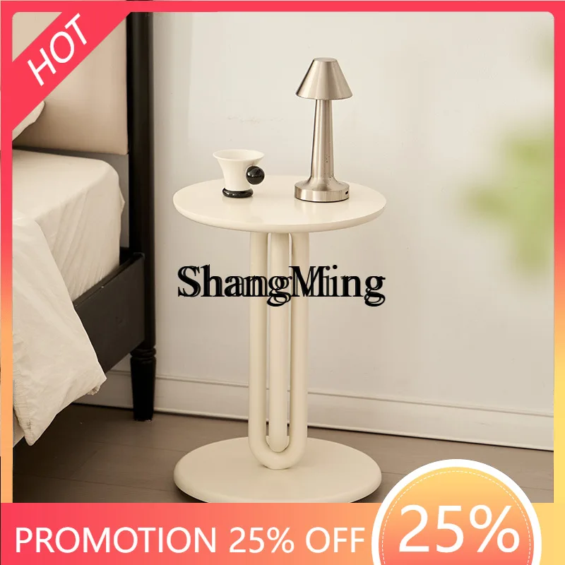 

SM round table sofa corner few hotel apartment living room design sense small table mobile small coffee table