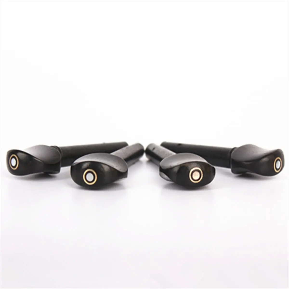 T34C Violin Ebony Pegs with Fisheyes Violin Tuners Violin Accessories 3/4 - view 6