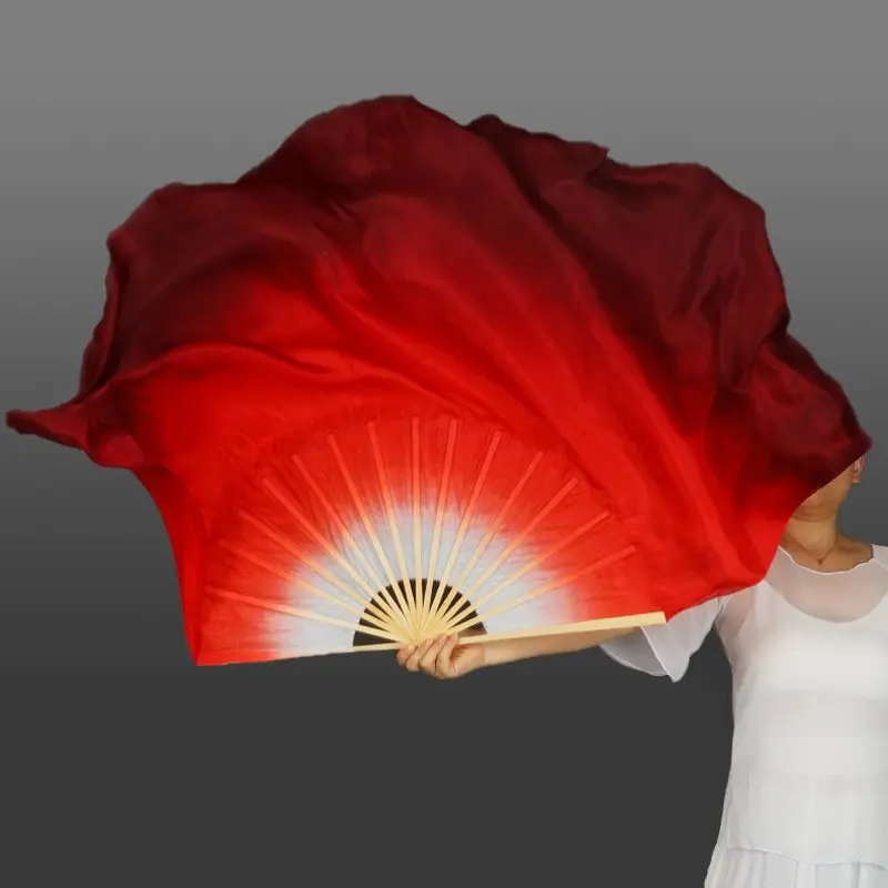 

Long silk fan, yangko children's silk classical dance fan