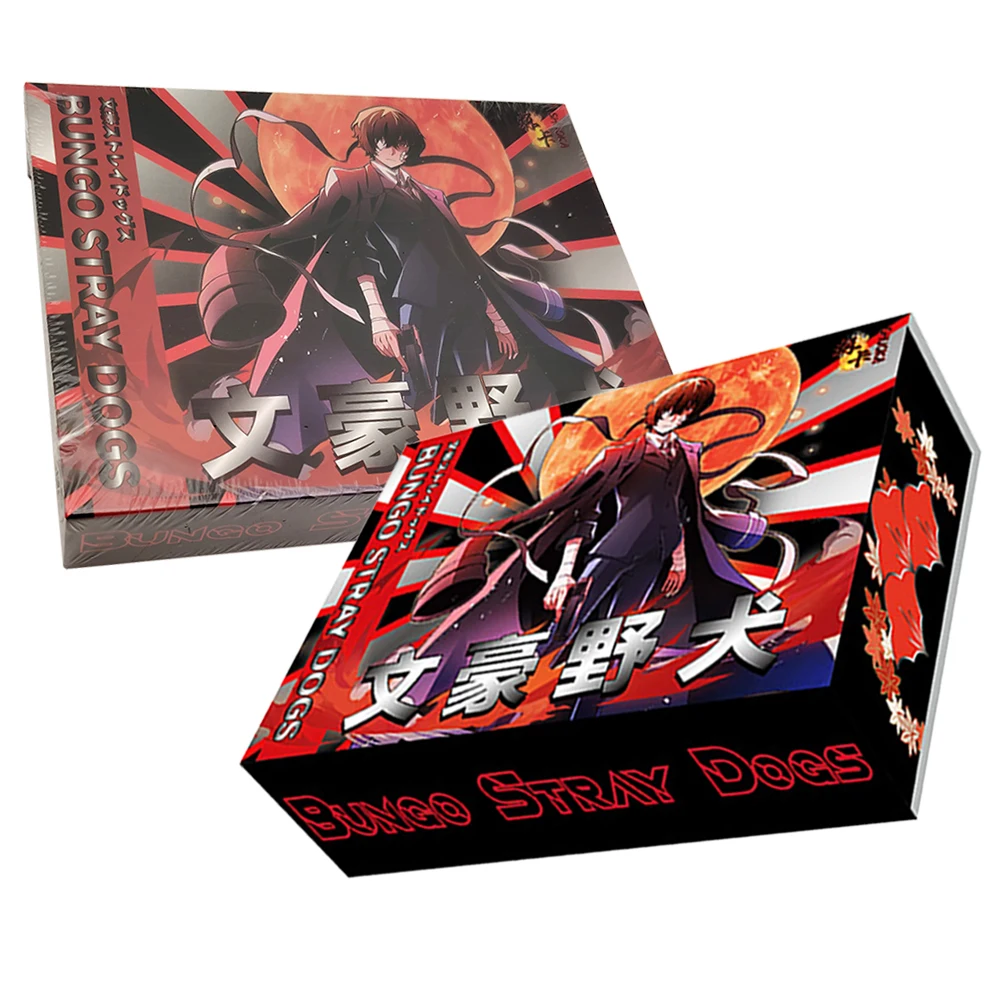 Classic Fantasy Battle Anime Bungo Stray Dogs Popular Character Collection Card Peripheral Christmas Family Party Child's Gift
