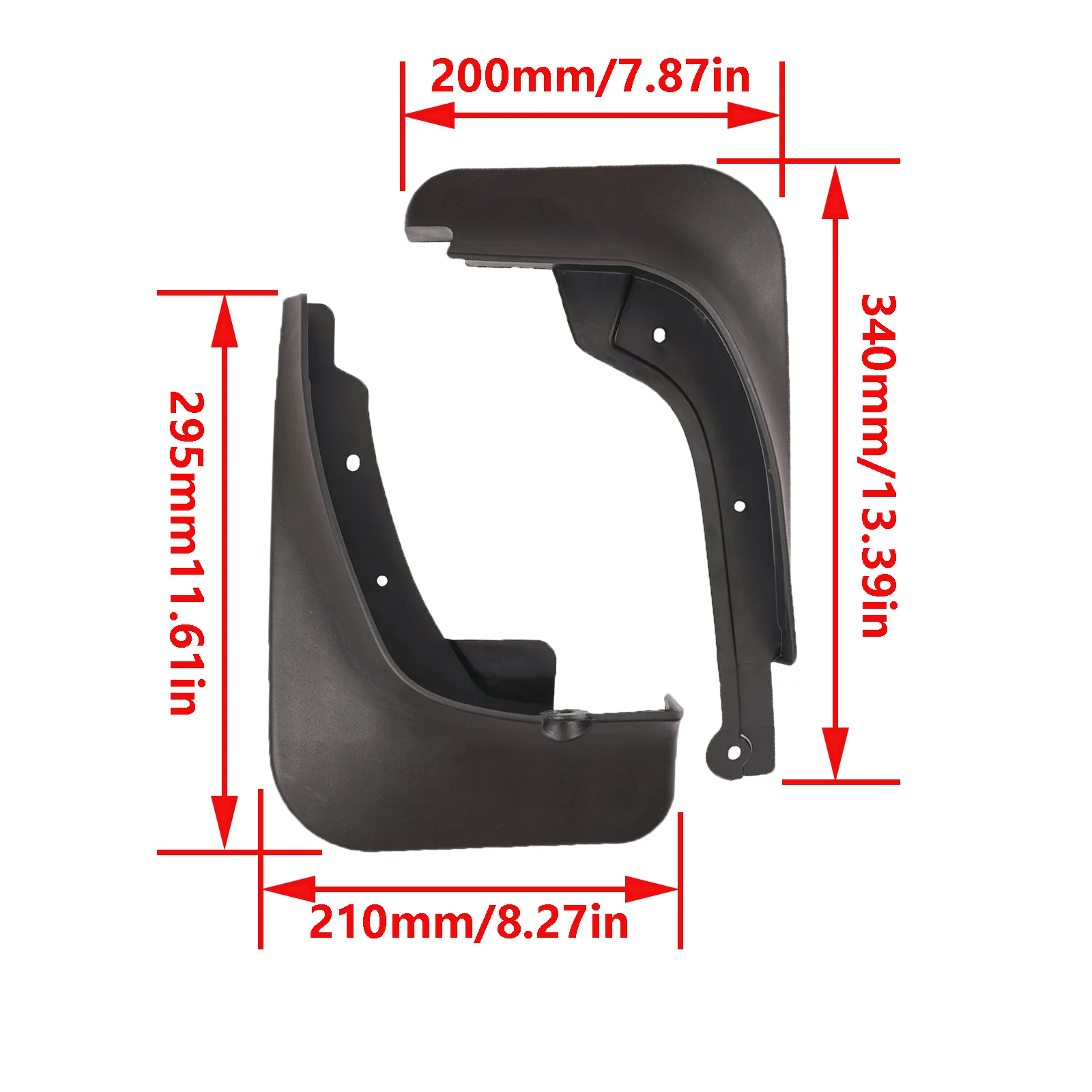 4Pcs For MG HS PHEV Plug-in EHS 2018 - 2024 Front Rear Splash Guards Mudguards Mud flaps Mudflap Fender Protector 2020 2021 2022