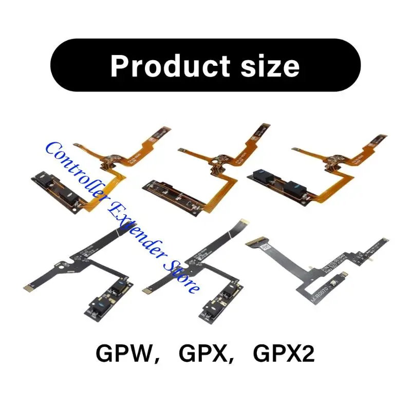 N84BマウスサイドボタンコネクタケーブルGPW GPX GPX2マウス用のフレキシブルフラットケーブル