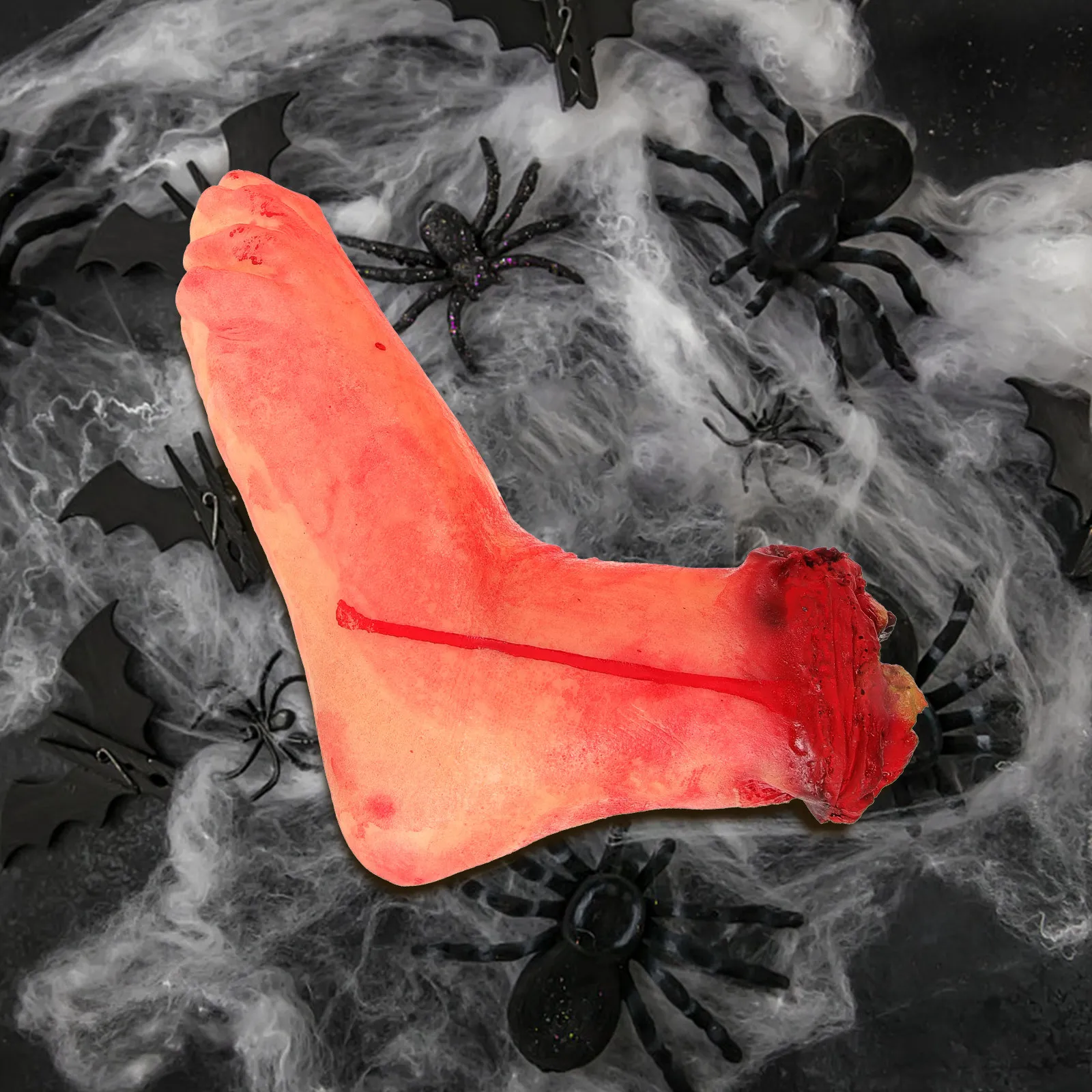 

2 шт. Искусственные обрезаны-отрезанные ноги-муляжи для Хэллоуина, имитация отрубленной стопы, страшная рваная нога, декор для косплея, декор для дома ужасов, розыгрыш