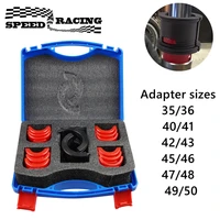 Kit de herramientas universales para controlador de sello de horquilla de motocicleta, juego de controlador de instalación de 14 Uds., adaptador de 35/36 40/41 42/43 45/46 47/48 49/50MM