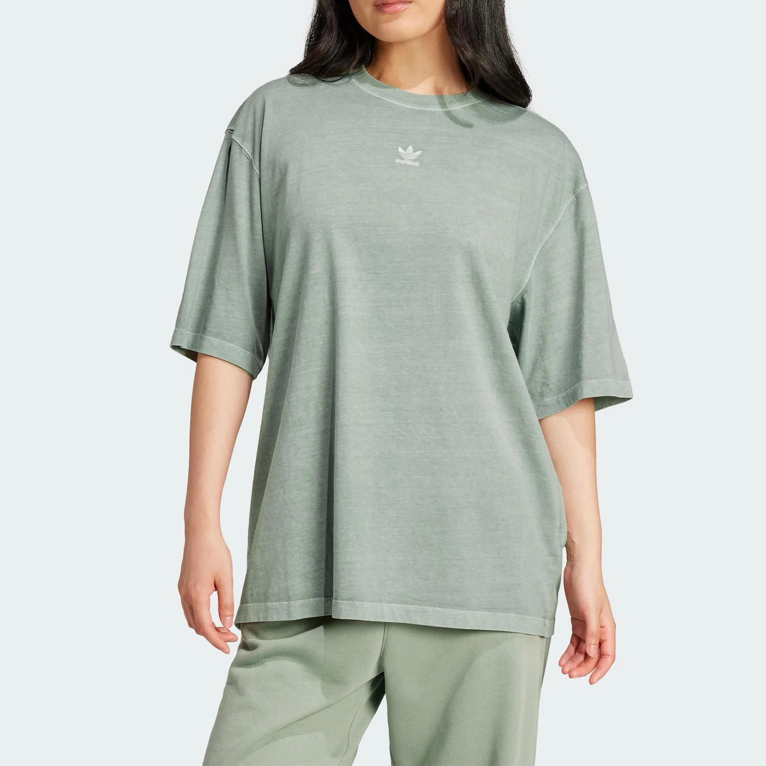 Adidas genuine clover sports casual short sleeved T-shirt for women JD5344