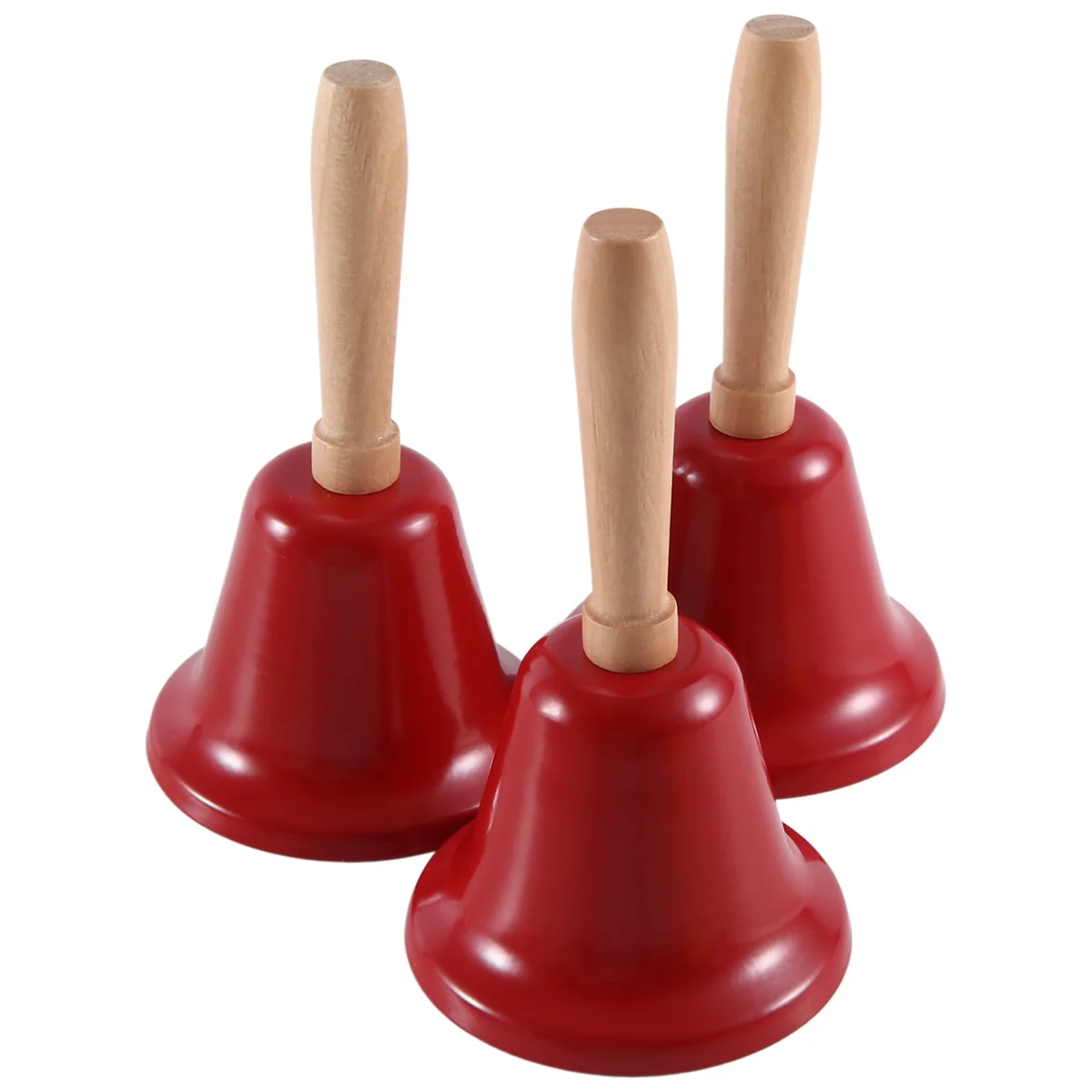 Christmas Bells, Hand- Bells, Restaurant Call Service, Bride Wedding Bells, Children'S Holiday Hotel Service, Red