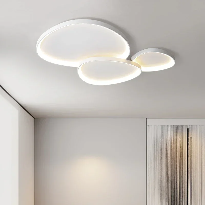 Nordic White Ceiling Light LED Cloud Lights Ultrathin Minimal Design Light for Living Room Bedroom Home Boy Room Ceiling Lamp