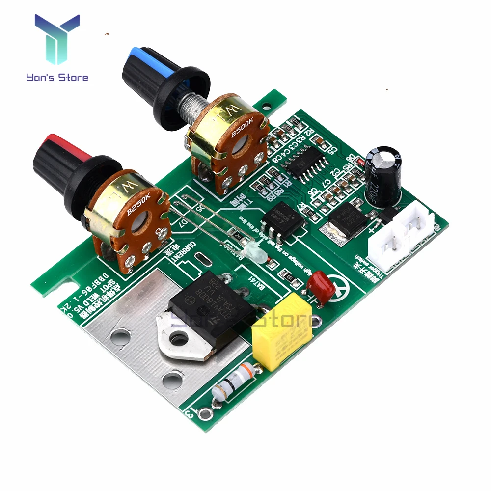 41A 100A Spot Welder Machine Control Board Welder SCR Transformer Controller Board Adjustable Time & Current Spot Welding